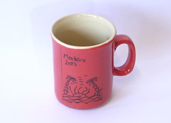 Tasse mit Bild Madeira Palmen