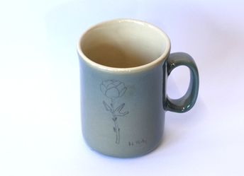 Tasse mit Bild Rose